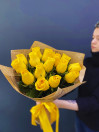 Букет из 15 желтых роз