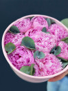 Коробочка с пионами Зефир